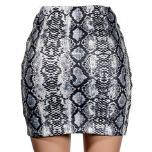 Load image into Gallery viewer, Snake Print Skirt