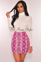 Load image into Gallery viewer, Snake Print Skirt