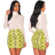 Load image into Gallery viewer, Snake Print Skirt