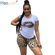 Load image into Gallery viewer, Leopard shorts set