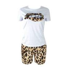 Load image into Gallery viewer, Leopard shorts set