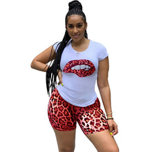 Load image into Gallery viewer, Leopard shorts set